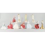 A collection of Royal Doulton figurines comprising the Statesman HN2859, the Lawyer HN3041,