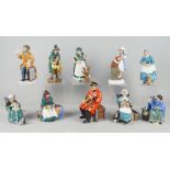 A collection of Royal Doulton figures to comprise Past Glory HN2484, It Won't Hurt HN2983, The