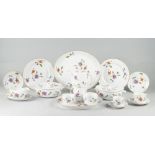 Royal Worcester; an Astley porcelain part dinner and coffee service for eight people, to comprise