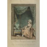 Jean-François Janinet, French 1752-1814- ''Pauvre Minet Que Ne Suis Je A Ta Place'', after Lawrence,