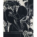 Edward Burra, British 1905-1976- "Royal Favourites" from Woodcuts, 1928-29; woodcut,