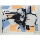 Robert Medley, British 1905-1995- Untitled composition, 1965; screenprint in colours, signed,