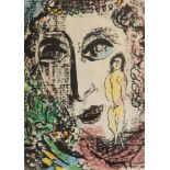 Marc Chagall, Russian/French 1887-1985- "L'Apparition au Cirque" from Chagall Lithographe, Vol.