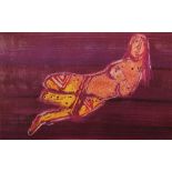 Sir Sidney Nolan RA, Australian 1917-1992- "Dalila"; offset lithograph printed in colours,