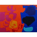 Patrick Heron, British 1920-1999- "January 1973 : 14"; screenprint in colours, signed,