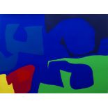 Patrick Heron, British 1920-1999- "January 1973 : 19"; screenprint in colours, signed,