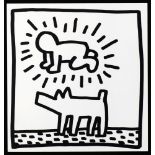 Keith Haring, American 1958-1990- Untitled & Untitled, from Keith Haring,