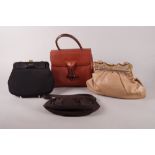 A collection of four handbags, c.