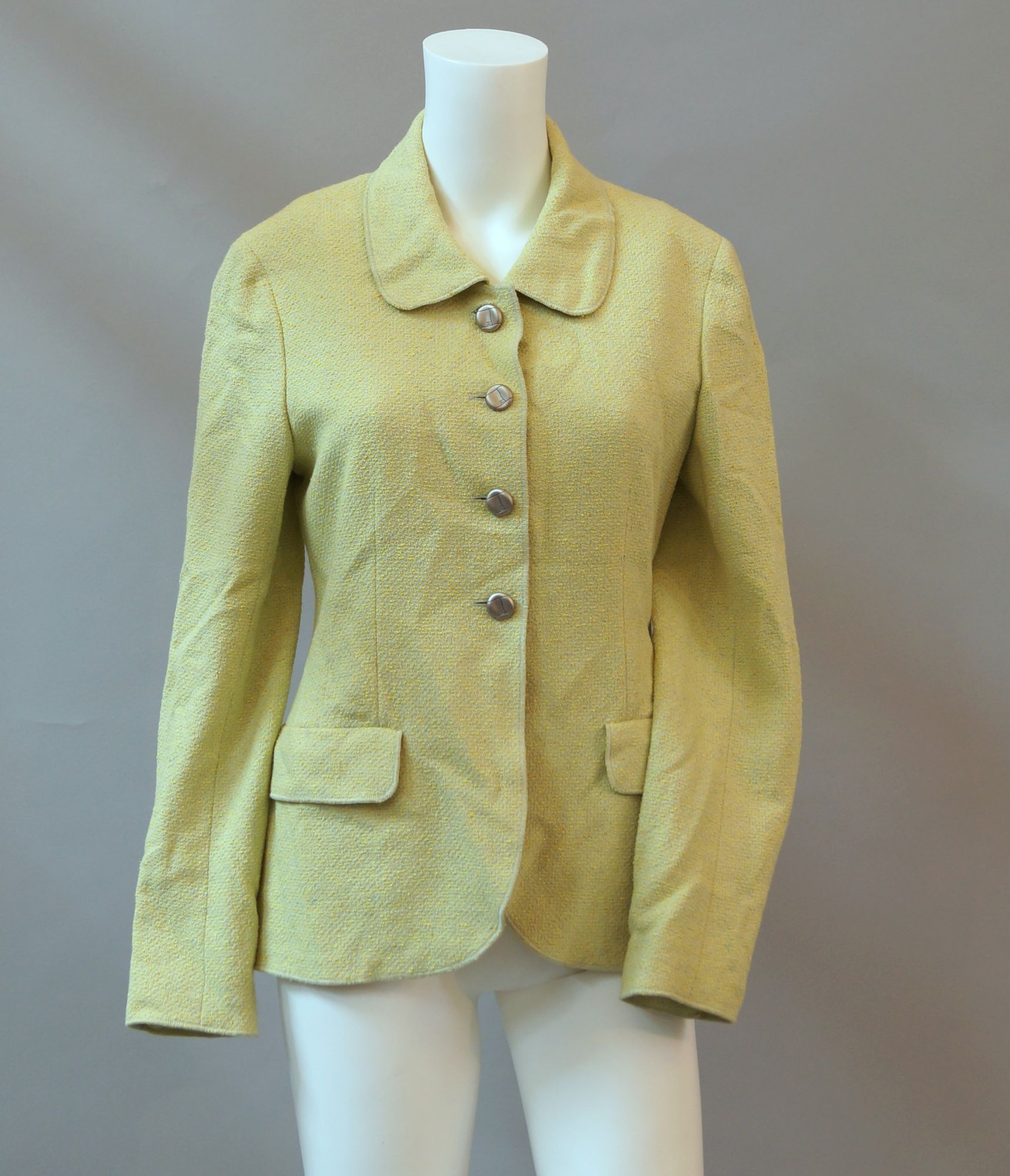 A collection of designer jackets, to include Chanel, Christian Dior, Pierre Cardin, Gucci,