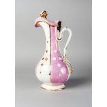 An Ottoman taste porcelain ewer by Carl Tielsch, Germany, mid/ late 19th century,