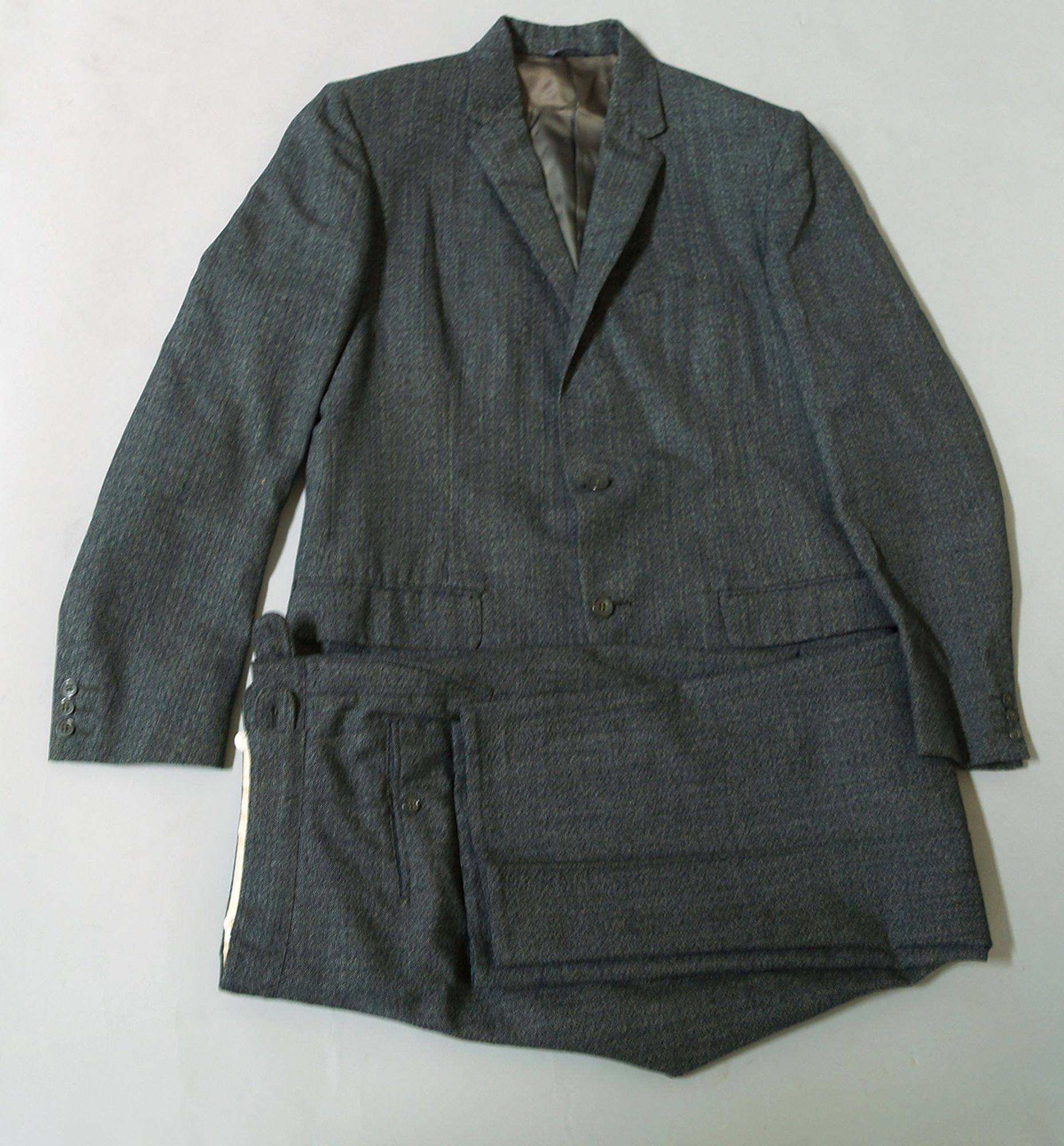 A men's wool suit, c.