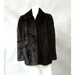 A collection of fur jackets, to include a cut mink jacket by Yves Saint Laurent,