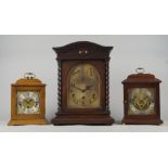 A Thwaites and Read George III style bracket clock, 20th century,