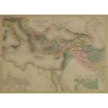 William Hughes FRGS, British 1818-1876- "Map of the Principal Countries of the Ancient World",