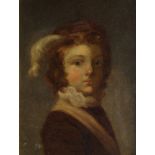 Follower of Jean-Honore Fragonard, French 1732-1806- Portrait of a boy,