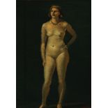 André Derain, French 1880-1954- "Nude", 1935; oil on canvas, signed, 33x24cm,