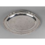 A George III silver meat platter, London c.