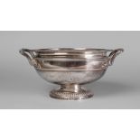 An Edward VII silver pedestal bowl, London c.