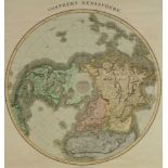 Robert Kirkwood, British 1774-1818- "Northern Hemisphere", 1814; engraving with hand-colouring,