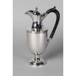 An Edward VII silver ewer, with hinged cover, London c.1909, Horace Woodward & Co. Ltd.