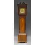 A mahogany long case clock by William Gibson, 18th century,