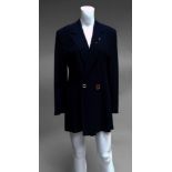 A collection of ladies fashion, to include a Salvatore Ferragamo navy jacket,