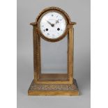 A French gilt bronze mantel clock by Ferdinand Berthoud, 19th century,