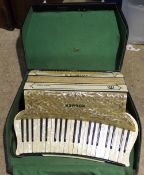 A cased Hohner Organetta III accordion - WITHDRAWN