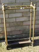 A brass stick stand