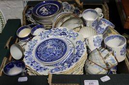 A box of miscellaneous china,