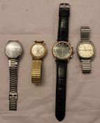 A quantity of various gentlemans wristwatches