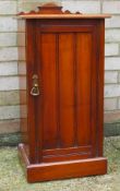 A Victorian walnut pot cupboard