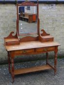 A late Victorian dressing table,