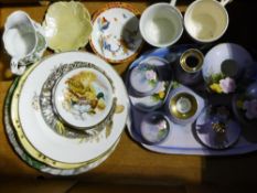 A quantity of decorative ceramics,