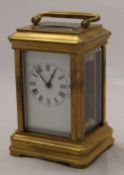 A miniature carriage clock