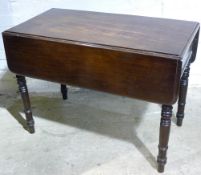 A Victorian mahogany Pembroke table