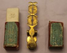 A boxed set of sovereign scales