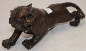 A bronze in the form of a tiger