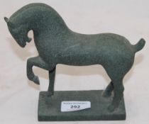 A bronze in the form of a Roman horse