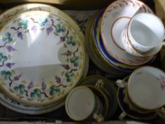 A quantity of 19th century decorative porcelain,