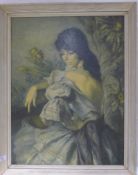 A large print of a gypsy girl