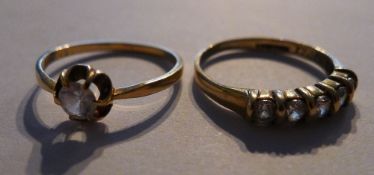 Two gold rings