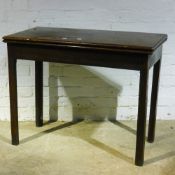 A George III mahogany tea table