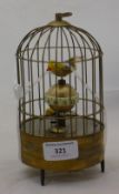 A birdcage clock