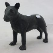 A bronze figure in the form of a dog