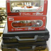 A quantity of various boxed model vehicles,