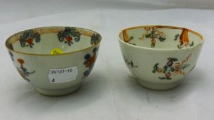 Two 19th century tea bowls