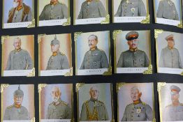 An album of early 20th century German cigarette cards