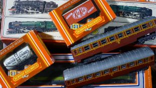 A quantity of Hornby and Lima, 00 gauge locomotives and rolling stock,