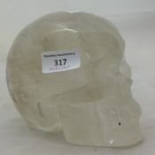 A crystal skull